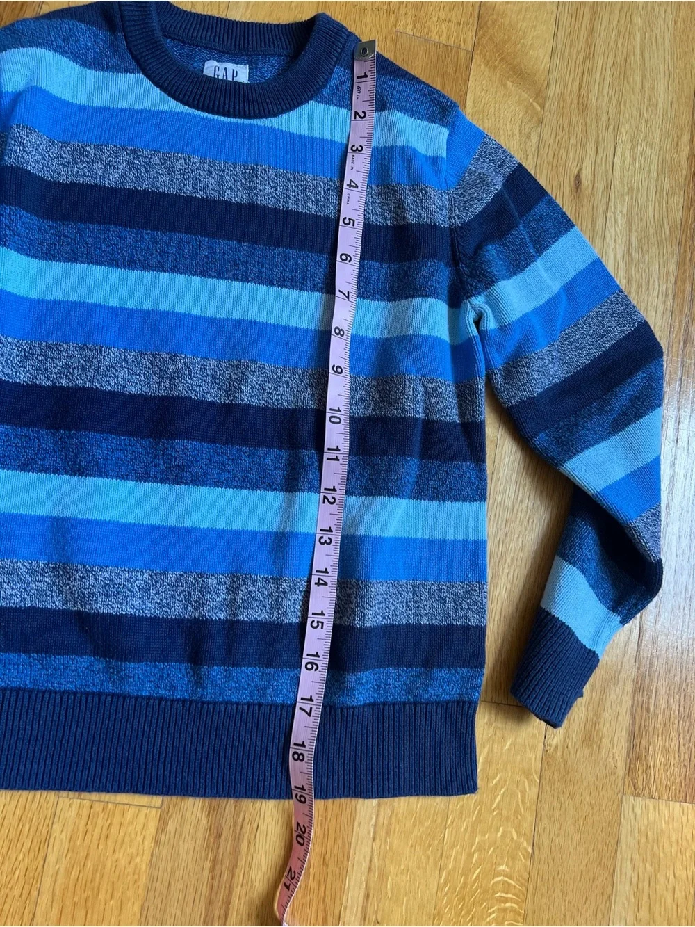 GAP Blue Striped Sweater Kids M and Blue Corduroy size 9-10 L.O.G.G. Pants
